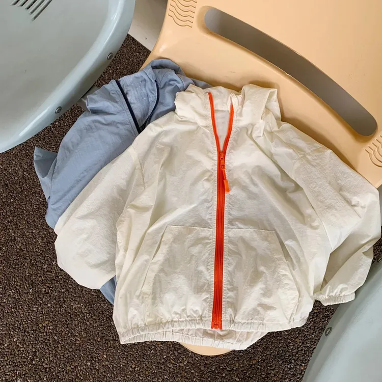 男童防晒衣儿童连帽衫夏装2025新款宝宝防晒服男孩轻薄外套夏季潮