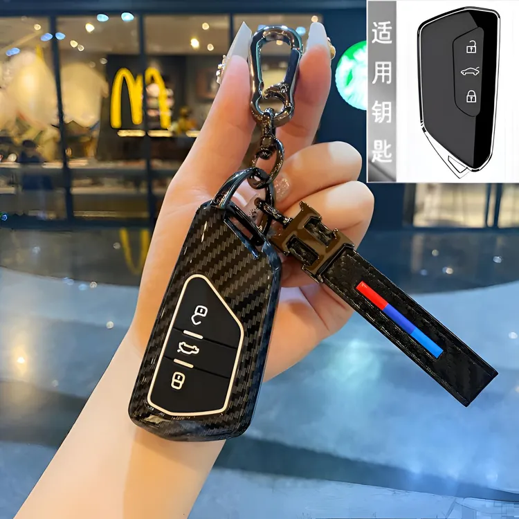 大众钥匙套速腾宝来polo探岳朗逸途岳途观L高尔夫7车壳扣2.0T车扣