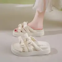 春夏凉拖一字设计感厚底气质百搭仙女休闲外穿867