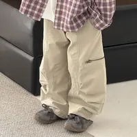242865儿童春秋洋气潮流百搭宽松休闲长裤