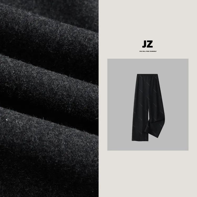 金子/JZ SO MUCH【万能搭羊毛西裤】2025秋冬简约直筒羊毛西裤2018