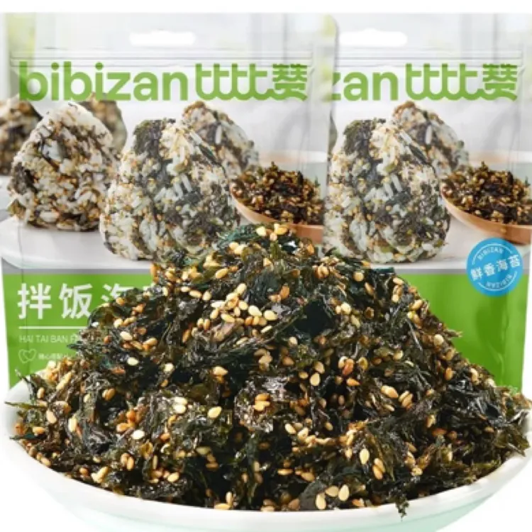 比比赞芝麻拌饭海苔碎袋装紫菜即食饭团辅助寿司儿童海苔拌饭