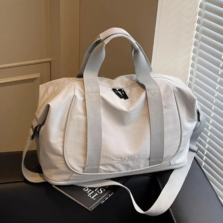 可扩容旅行包女大容量短途旅游收纳行李包手提轻便斜挎运动健身包