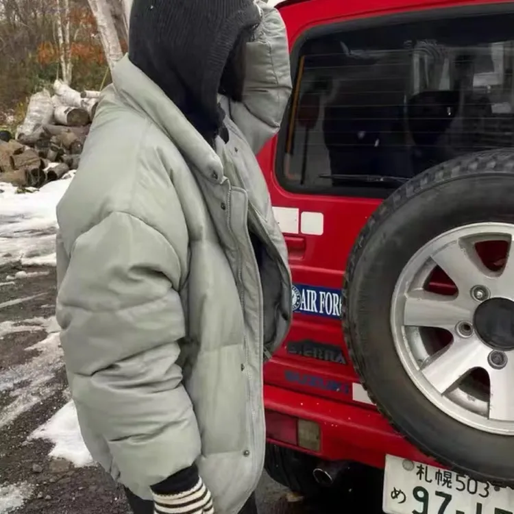 self service韩国东大门立领保暖羽绒服外套女