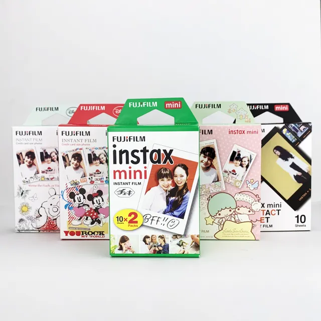 Fujifilm拍立得相纸白边mini12897+25114090通用三寸胶片