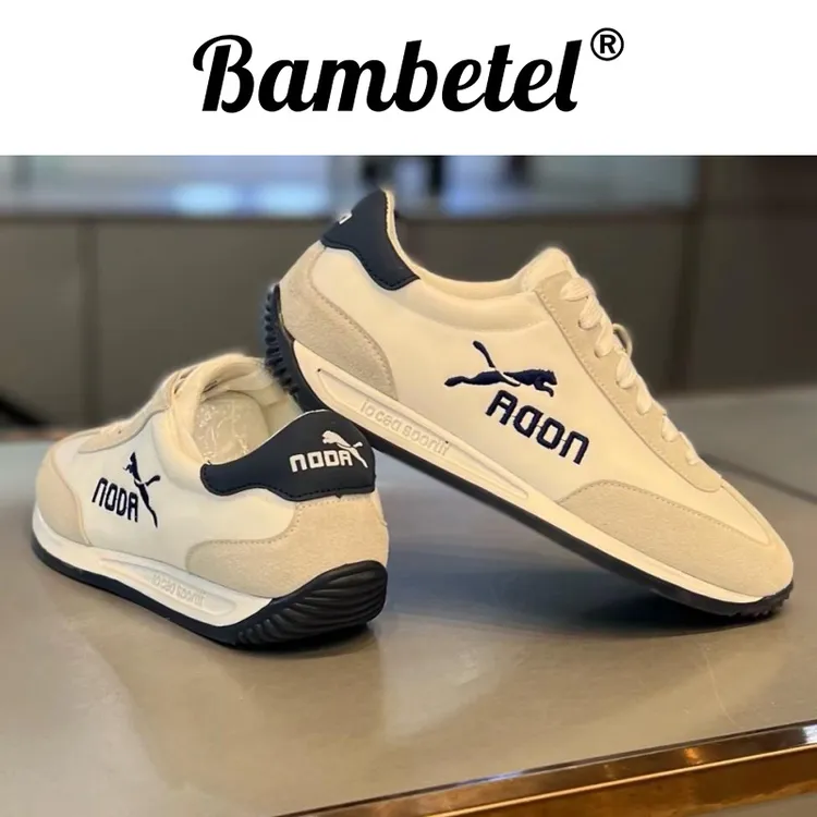 Bambetel时尚休闲鞋男鞋潮牌秋季新款小众潮流布面软底舒适透气百