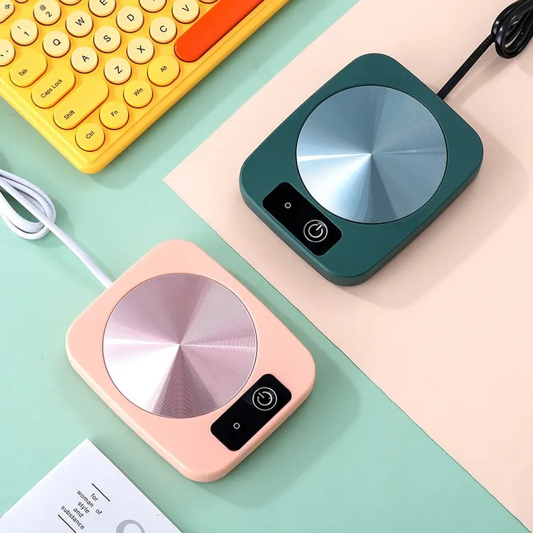 加热杯垫 办公室冬季热牛奶恒温杯垫 暖暖杯55度保温恒温加热杯垫