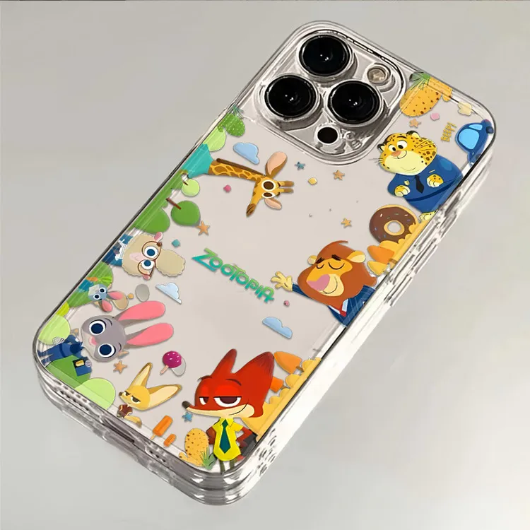 春日疯狂动物城适用iphone16苹果15手机壳小米OPPO华为VIVO荣耀