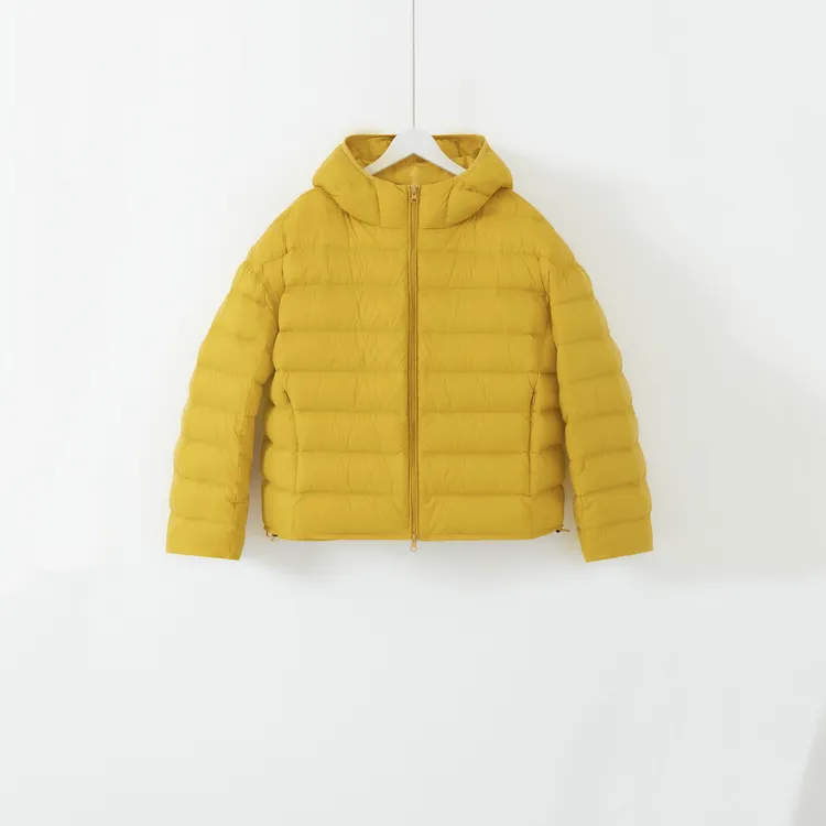 几里与麻 排骨泡芙显瘦连帽羽绒服 衣71胸围139 2110541