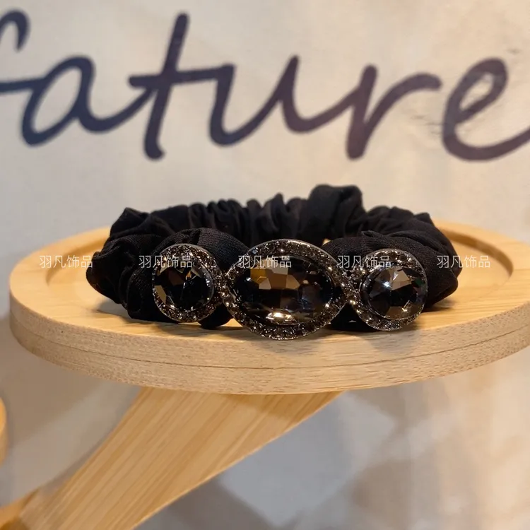 羽凡甜美风重工发圈奢华复古宫廷气质日韩发绳小香风饰品轻奢时尚