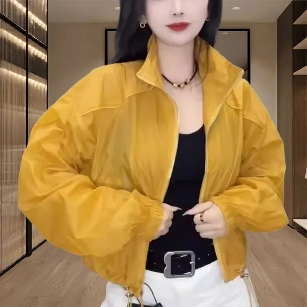 轻薄透气防晒衣女2025新款夏季小个子短款防紫外线防晒服上衣外套