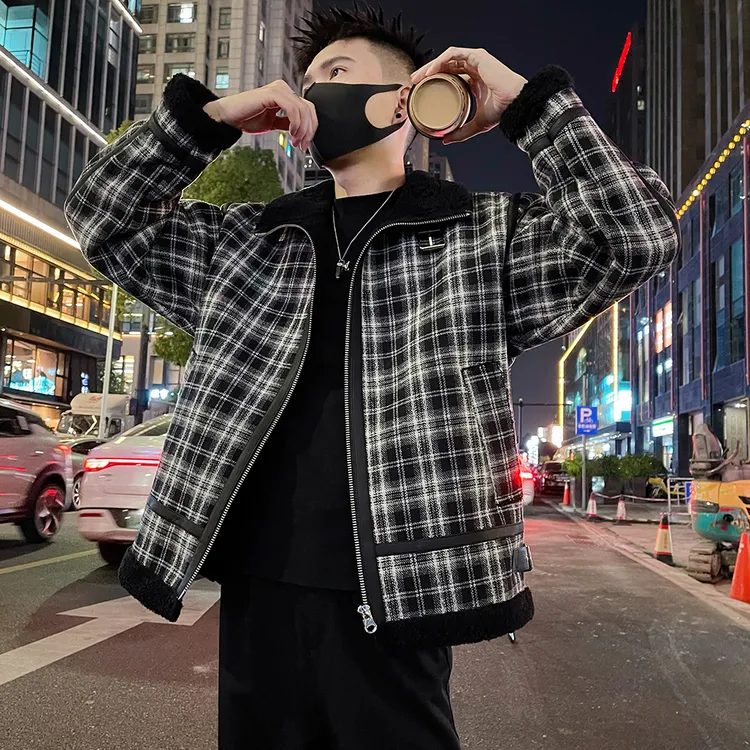 加绒加厚棉服男款冬季2025新款潮牌痞帅保暖袄子男装休闲棉衣外套