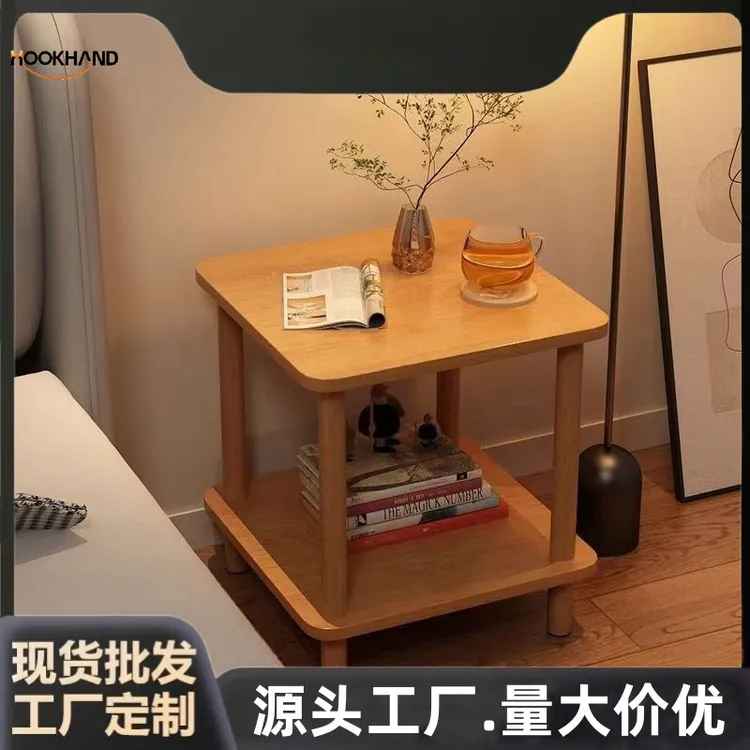 床头柜现代简约卧室小型出租房ins风简易桌子床边窄款置物架柜子