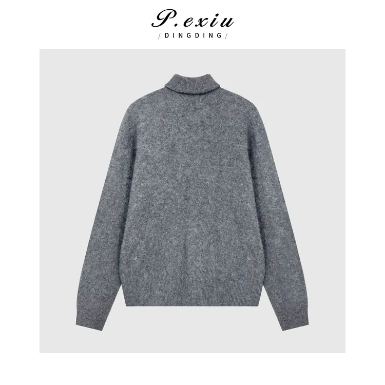 PanYiXiu/潘依绣山羊绒羊毛百搭显瘦高领软糯长袖针织上衣Q59674