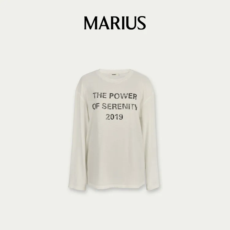 MARIUS‘字母T’经典时尚百搭T