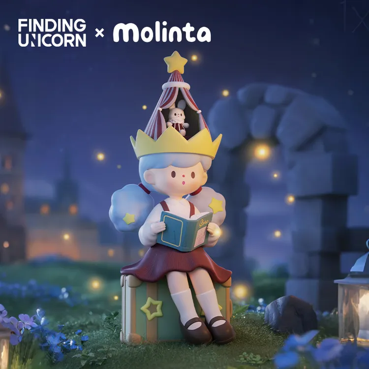 寻找独角兽【新品】molinta追光系列盲盒爆米花妹妹