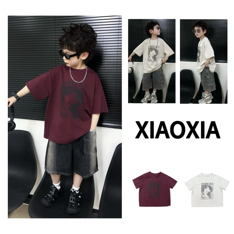 XXJ 2047 午后冰工厂【冰激凌男孩】谧影逸光短袖T恤