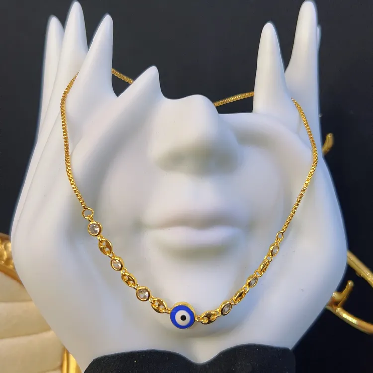 铜合金锆石手链 哈尼西牧时尚百搭手链#0008189