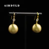 黄铜耳饰 【银河絮金色】16mm气质轻奢百搭设计师经典优雅简约耳钉