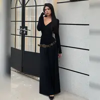 【蜜蜜家】下弦月 欧美辣妹显瘦气质轻奢性感优雅连衣裙 25/Y460