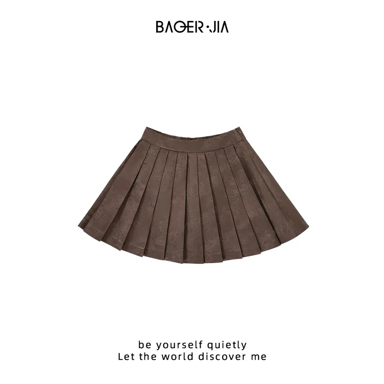 32-【百褶裙】宝儿家含幂BD42225307XQ早秋款时尚松紧腰百褶短裤裙
