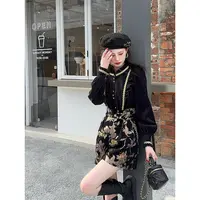 现货一生罗曼【黄金盛宴】法式复古秋季女气质休闲长袖衬衫Y5627