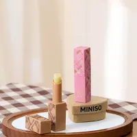 MINISO复古格纹系列润唇膏（粉色）