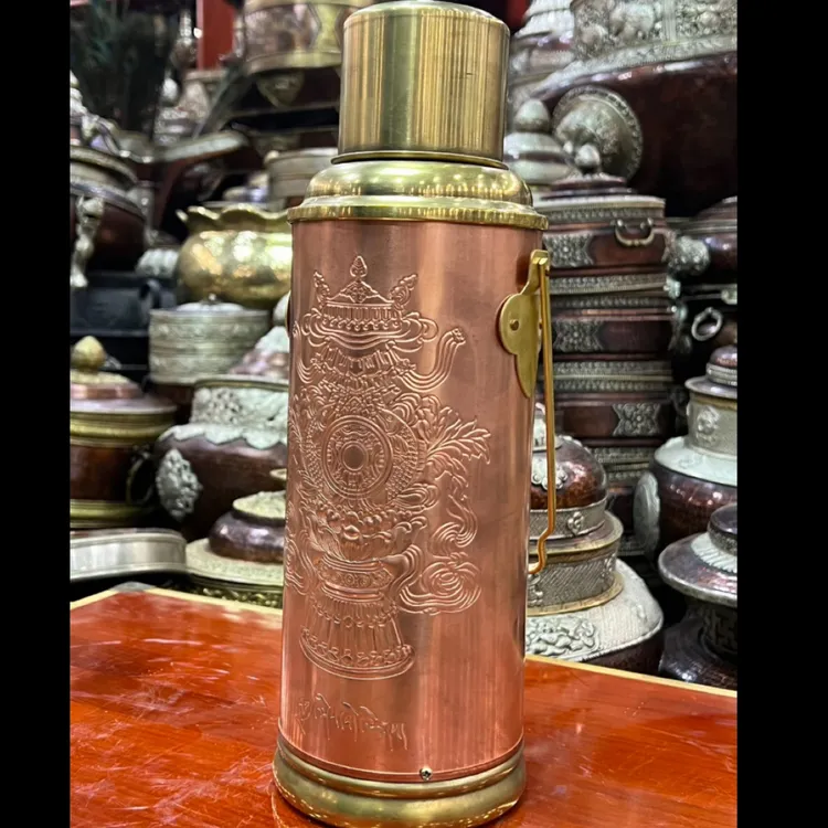 藏式纯铜纯手工家用暖瓶