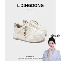 【刘叮咚女鞋】2025新款秋季韩版厚底小白鞋子女ins潮牌休闲运动鞋 