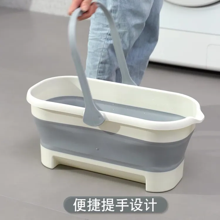 单拖把桶宽口径拖把多种款式可洗涤大提手设计便携拿放可伸缩折叠