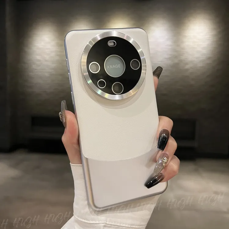 适用于华为mate60/70pro镜头全包手机壳mate60/70时尚皮质防摔壳