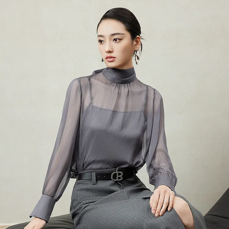 BADINA雪纺衫651M066