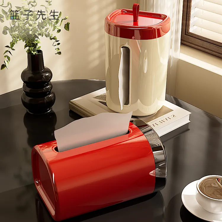 纸巾盒客厅茶几复古风纸抽盒家用悬挂式纸巾收纳盒高档桌面抽纸盒