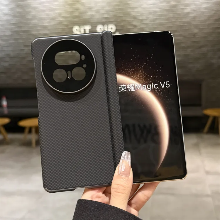 适用荣耀MagicV5手机壳新款镜头保护全包商务保护壳V5双中轴保护
