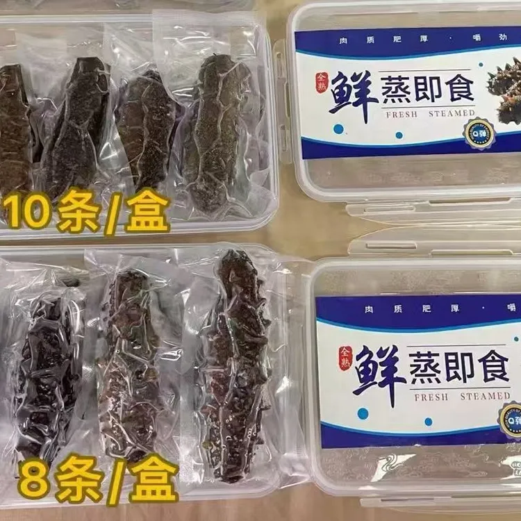 大连野生海参即食深海参新鲜冷冻滋补免泡发真空独立装刺参500g