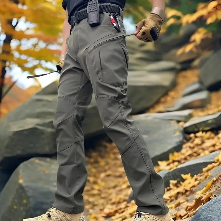 春夏新款战影机能登山裤 男士弹力户外工装裤军迷耐磨直筒作训裤