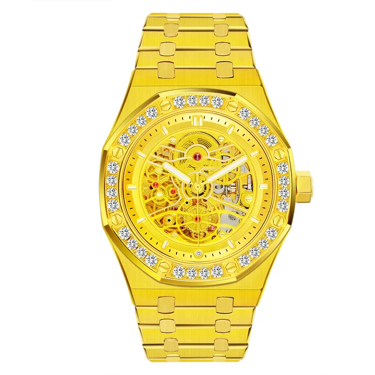 【史记补贴】顶奢版皇家一号总裁全球限量600枚/999真金真钻机械表