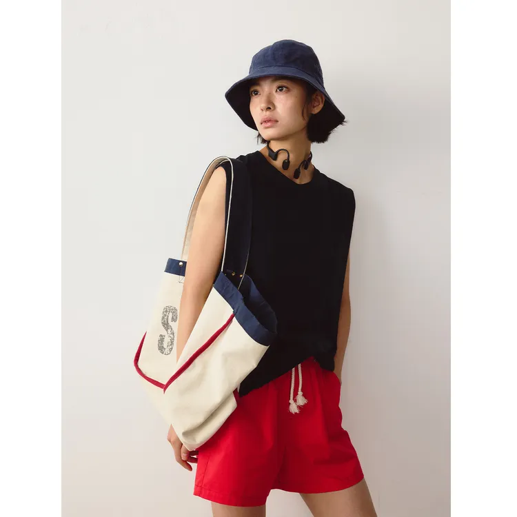DE Mincollection坎肩T/直角肩显瘦休闲100棉纯色无袖背心40539