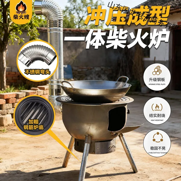 【加厚款】新款农村烧炭炉灶新款家庭用灶台户外藏式小炉子