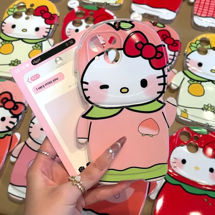 可爱水果套装KT适用苹果16/15promax手机壳14/13promax宇航员12软