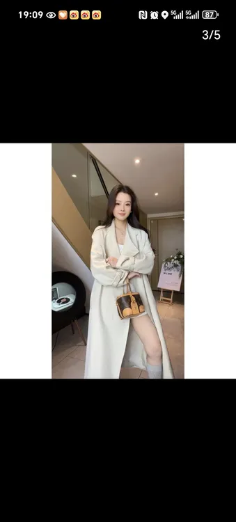 慵懒风宽松中长款风衣外套时尚百搭气质秋季女款