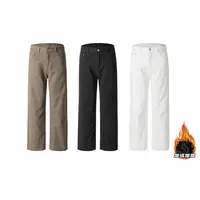 【高品质】美式牛仔裤男女秋冬款百搭美拉德休闲裤垂感宽松直筒裤