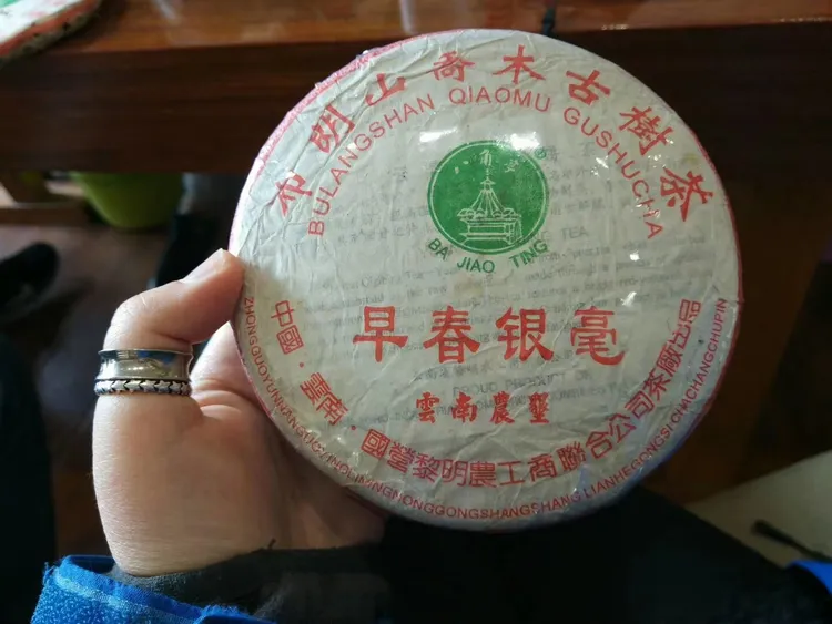 早春银毫普洱茶生茶干仓储存回甘生津