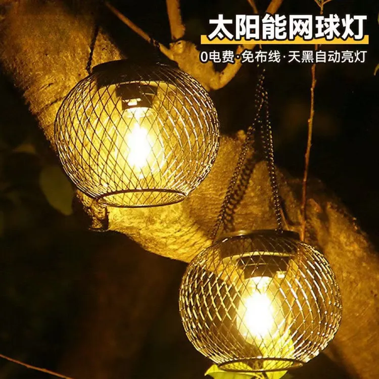 太阳能灯 庭院灯太阳能灯花园灯 灯笼悬挂式灯饰照明
