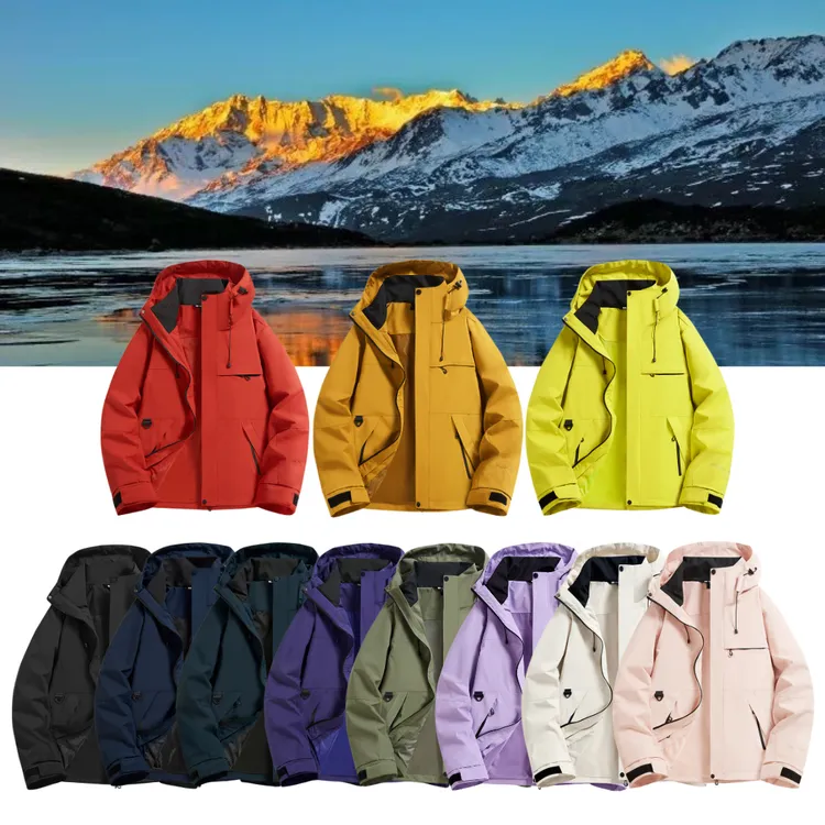 【追风者】户外冲锋衣男女款可拆卸三合一防风防水登山露营外套