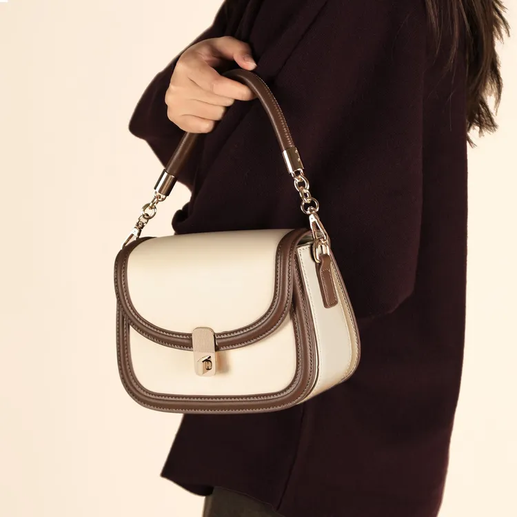 马鞍包包女款爆款2025新款百搭气质单肩斜挎包小众轻奢手提女包小