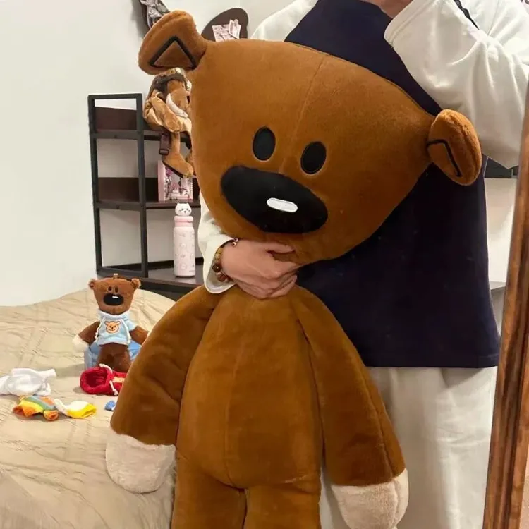 憨豆先生的泰迪熊玩偶大号小熊毛绒玩具憨豆熊公仔送女生生日礼zk商品图