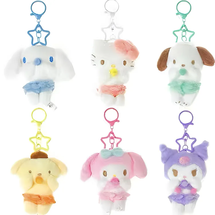 三丽鸥 正版【所长日韩代】奶嘴kitty 美乐蒂挂件