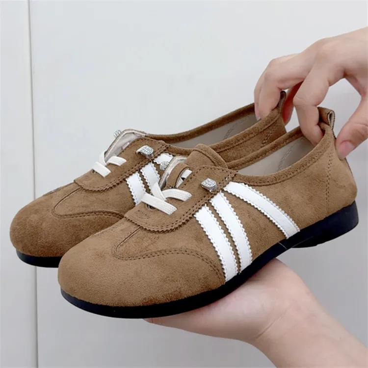 春秋新款爆款德训鞋女百搭时尚女单鞋软底舒适老北京布鞋女单鞋
