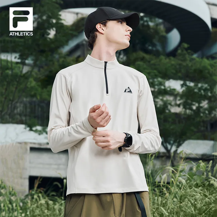 Fila/斐乐男士【半拉链立领】秋季新款户外运动时尚长袖A11M537206F